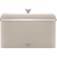 Tower Cavaletto Bread Bin, Airtight, Carbon Steel, Latte & Chrome T826130MSH in Stone | Size: A