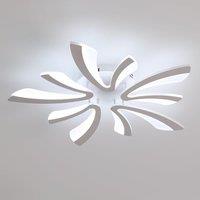 Pheashine LED Ceiling Light, 6500K Cool White, 68cm, for Living Room Bedroom in White