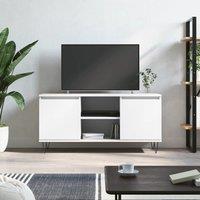 Berkfield Home TV Cabinet White 104x35x50 cm Engineered Wood | Size: 104 x 35 x 50 cm