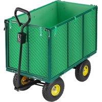 tectake Garden Trolley in Green