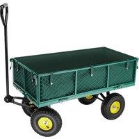 tectake Garden Trolley in Green