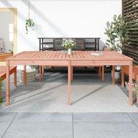 Berkfield Home Garden Table 203.5x100x76 cm Solid Wood Douglas in Brown