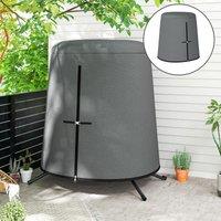 OUTSUNNY Hanging Egg Chair Cover Swing Chair Cover Waterproof, 196 x 230 cm in Grey