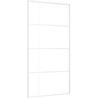 Berkfield Home Sliding Door ESG Glass & Aluminium 102.5x205 cm White