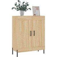 Berkfield Home Sideboard Sonoma Oak 69.5x34x90 cm Engineered Wood in Light Tan