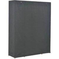Berkfield Home Wardrobe Grey 135x40x170 cm Fabric | Size: 135 x 40 x 170 cm