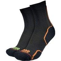 1000 Mile Men's 2 Pack Trail Repreve Socks | Single Layer Socks in Black | Size: 9-11