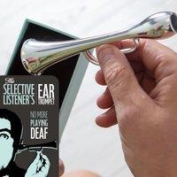Boxer Gifts Men's Selective Listeners Ear Trumpet - Novelty Funny Gifts
