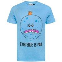Men's Rick & Morty Short Sleeved T-Shirt | Blue | Official Merch | Size: Small