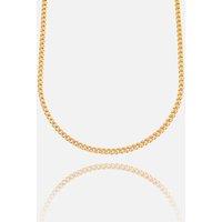 Cernucci Men's 3mm Franco Chain - Gold in Metallic Gold | Size: 20 inches