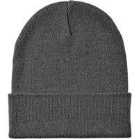 MidOcean Men's Knitted Cuffed Beanie in Pale Grey
