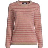 Lands' End Women's Crew Neck Cashmere Jumper in Tan | Size: 10-12