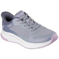 Skechers Women's BOBS Squad 4 Staple Look Trainer in Grey