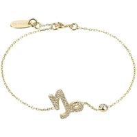 Latelita Women's Zodiac Horoscope Star Sign Bracelet Capricorn in Gold