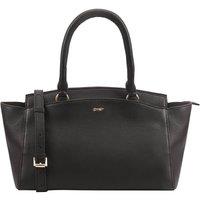 Paul Costelloe Women's Clarkson Leather Shoulder Bag in Jet Black
