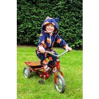 Fox In A Box Sleepy fox supersoft fleece onesie in Navy | Size: 9-10 Years