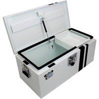 Autojack Van Safe Storage Chest Tool Box Site Security 355mm in White