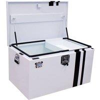 Autojack Van Safe Storage Chest Tool Box Site Security 550mm in White