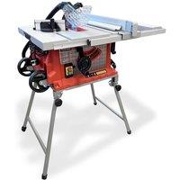 Lumberjack 10 Portable Folding Table Saw Trade Site Work Horse in Red