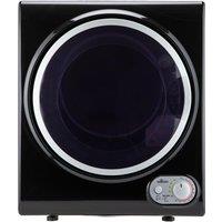 Willow Compact Vented Dryer 2.5Kg with Child Lock in Black