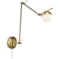 Nordlux Modern Indoor Wall Light Brass Metal G9 Hand Blown Glass - No, IP20 in Gold