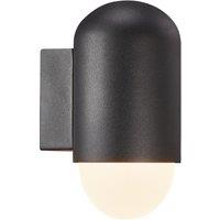 Nordlux Modern Outdoor Wall Light Black Aluminium E27 Weatherproof - Mains Powered, IP54