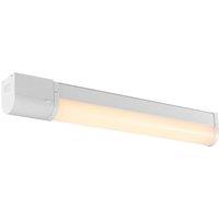 Nordlux Modern Indoor Wall Light White Aluminium Intergrated LED On-Fixture Switch - Mains Powered, IP44