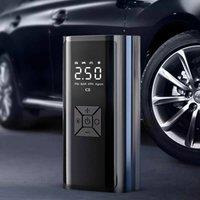 Kelvenix Cordless Digital USB Rechargeable Tire Air Compressor Pump in Black