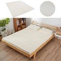 Havendro 90*190*10CM Natural Latex Mattress Thin Models Tatami Rubber Soft in White