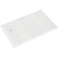 Havendro Rectangle Marble Chopping Board 40 x 30cm Nonslip Cutting Board White | Size: 40 x 30 cm