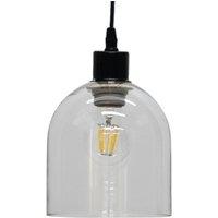 First Choice Lighting Belten - Clear Glass Cloche Easy Fit Pendant Shade