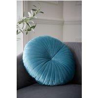 Catherine Lansfield 'Round' Cushion in Teal | Size: 40 cm x 40 cm
