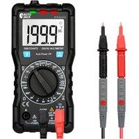 Autojack LCD Digital Multimeter Voltmeter Ammeter AC DC Current Circuit Tester in Black