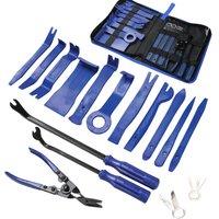 Autojack 19 Piece Upholstery Car Trim & Panel Removal Tool Kit in Blue