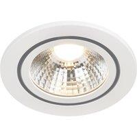 Nordlux Alec Down Light White Plastic Hallway LED IP44 3000k Mains