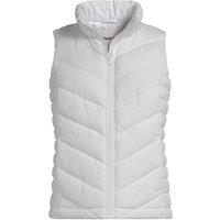 Lands' End Women's Plus Feather Free Gilet in White | Size: 24-26