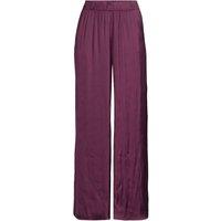 Lands' End Women's Satin Palazzo Trousers in Wine | Size: 14