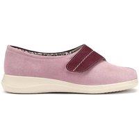 Hotter Women's Wide Fit 'Wrap' Slippers in Light Pink | Size: 3