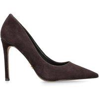 STEVE MADDEN Women's 'Thrive' Suede Heels in Dark Brown | Size: 5