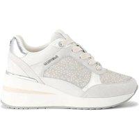 Carvela Women's 'High Rise Pearl' Trainers in White | Size: 8