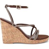 Carvela Women's 'Ravello Wedge' Sandals in Brown | Size: 7