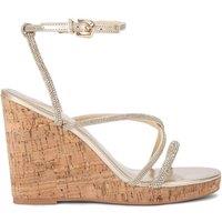 Carvela Women's 'Ravello Wedge' Sandals in Gold | Size: 7