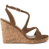 Carvela Women's 'Pavia Wedge' Suede Sandals in Brown | Size: 8