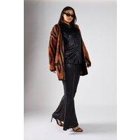 Shnoo Women's Print Long Cardigan | Size: 22