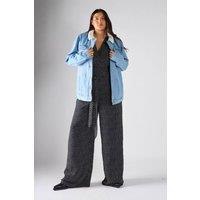 Shnoo Women's Denim Jacket in Blue | Size: 18