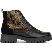 Embassy London Women's Hatter Platform - Black & Floral | Size: 5