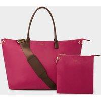 OSPREY LONDON Women's The Voyage Nylon Weekender Bag in Raspberry