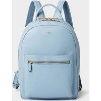 OSPREY LONDON Women's The Adaline Leather Backpack in Light Blue