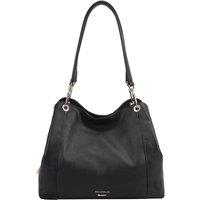 Paul Costelloe Women's Tanaro Leather Shoulder Bag in Jet Black