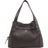 Paul Costelloe Women's Donato Leather Shoulder Bag in Dark Brown